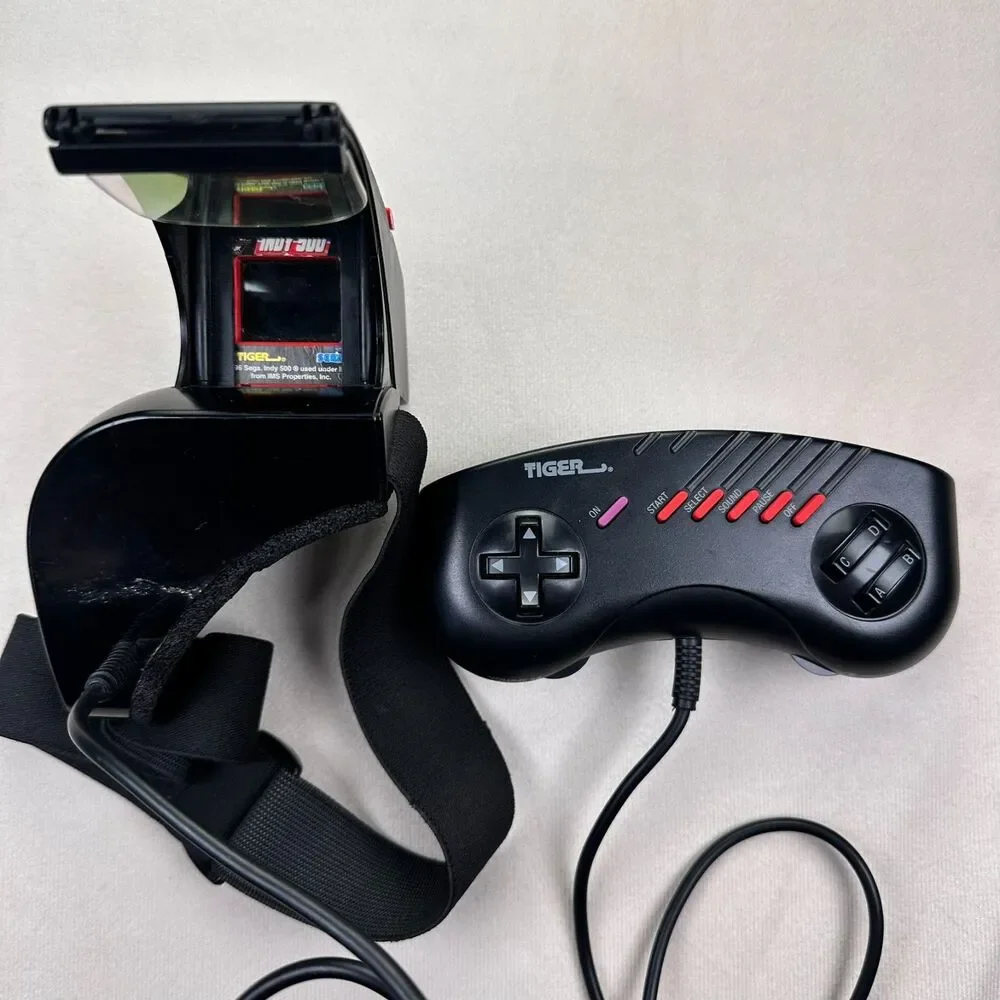 Tiger R-Zone Super Screen Console Tested Works 3 Games